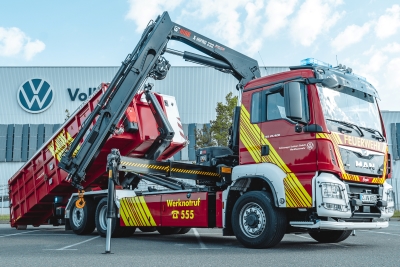 Volkswagen Sachsen WF BF Feuerwehr VW MAN Rot Wasser 6501