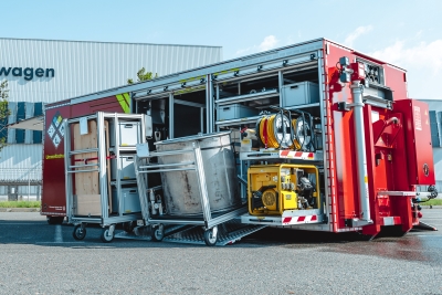 Volkswagen Sachsen WF BF Feuerwehr VW MAN Rot Wasser AB Umweltschutz