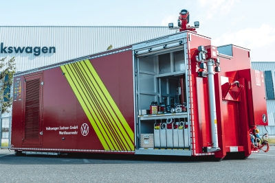 Volkswagen Sachsen WF BF Feuerwehr VW MAN Rot Wasser AB Wasser Schaum